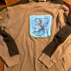 Vtg Rare Burnside Crown/Sheild Sweatshirt Large Kids 14-16 Made in India